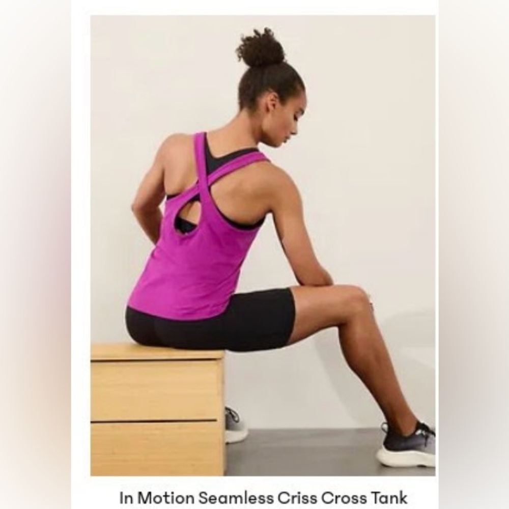 Brand new - tags on- Athleta - In Seam Criss Cross Tank